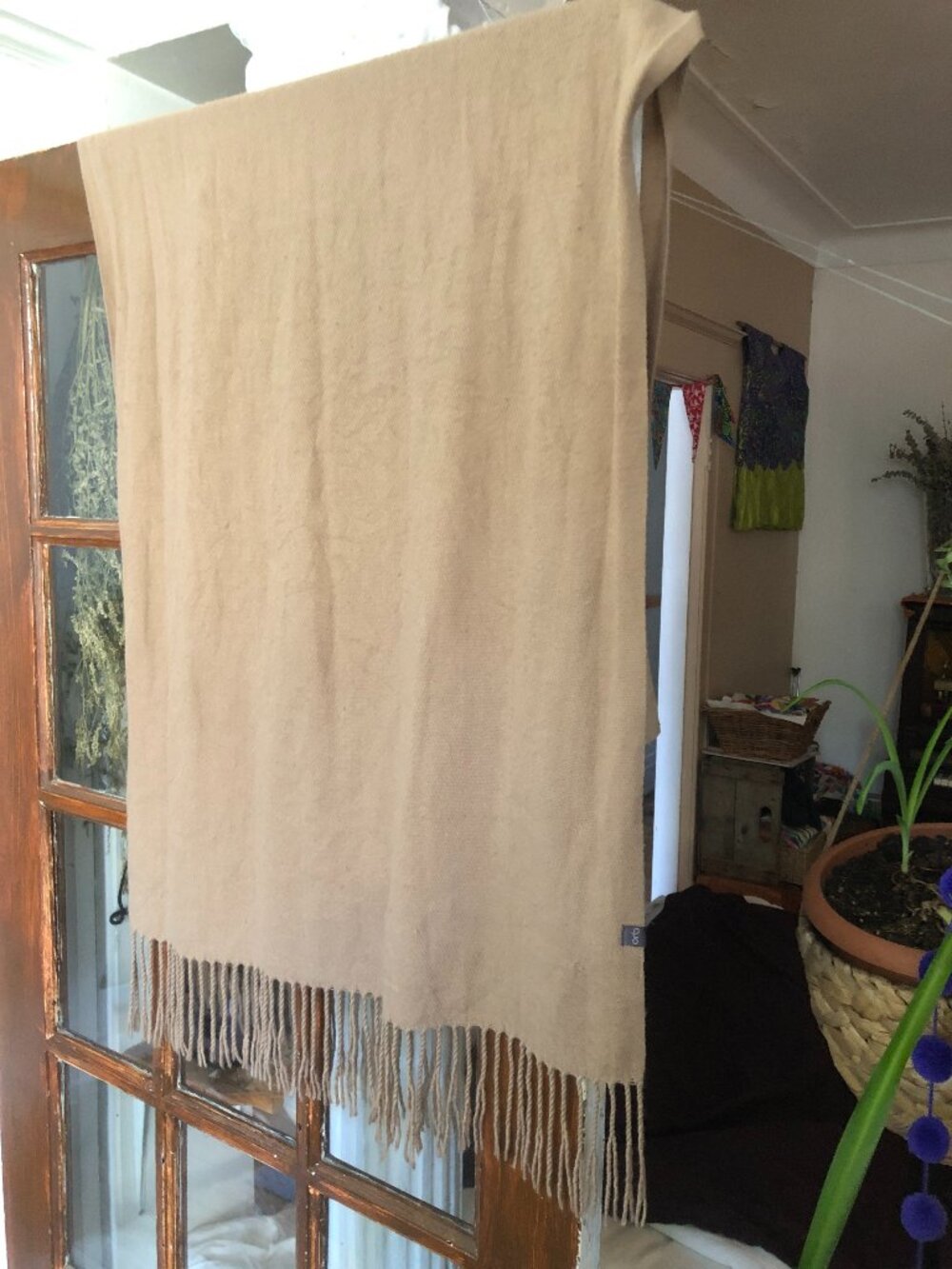 Women's Warm Beige Scarf - Good Condition